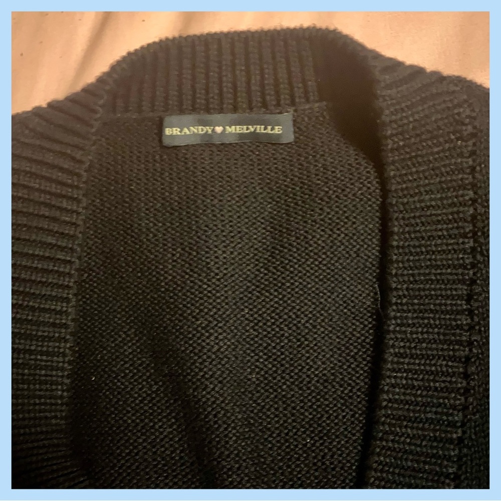 Women's Navy Blue Cardigan - Picture 8 of 8